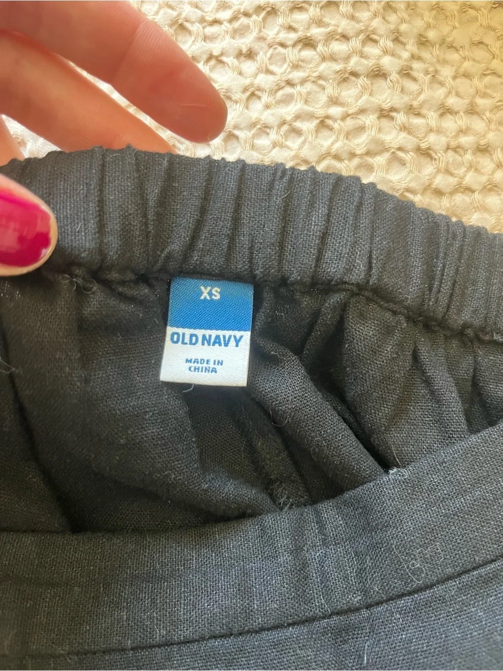 Old Navy High-Waisted Linen-Blend Maxi Skirt, Size XS